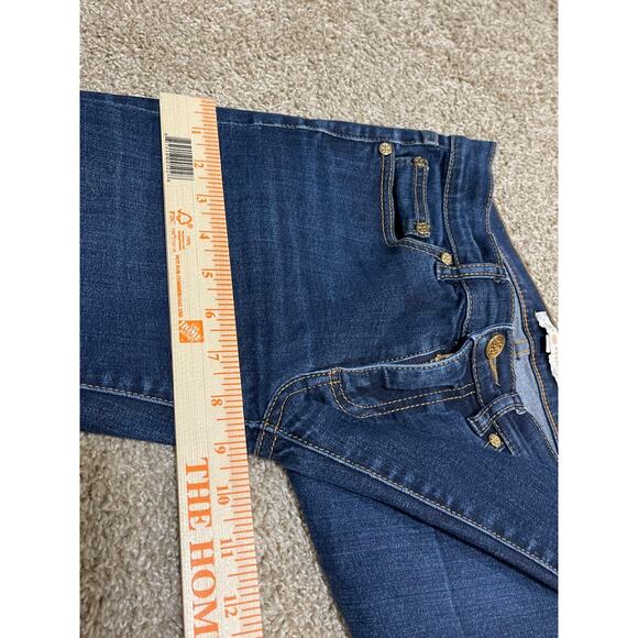 Comfort Relaxed Classic everyday luxury blue jeans Tory Burch straight sz 26 - Picture 8 of 11